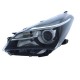 Toyota Yaris 2014-2017 Projector Type Black Inner Head Lamp Unit Passenger Side